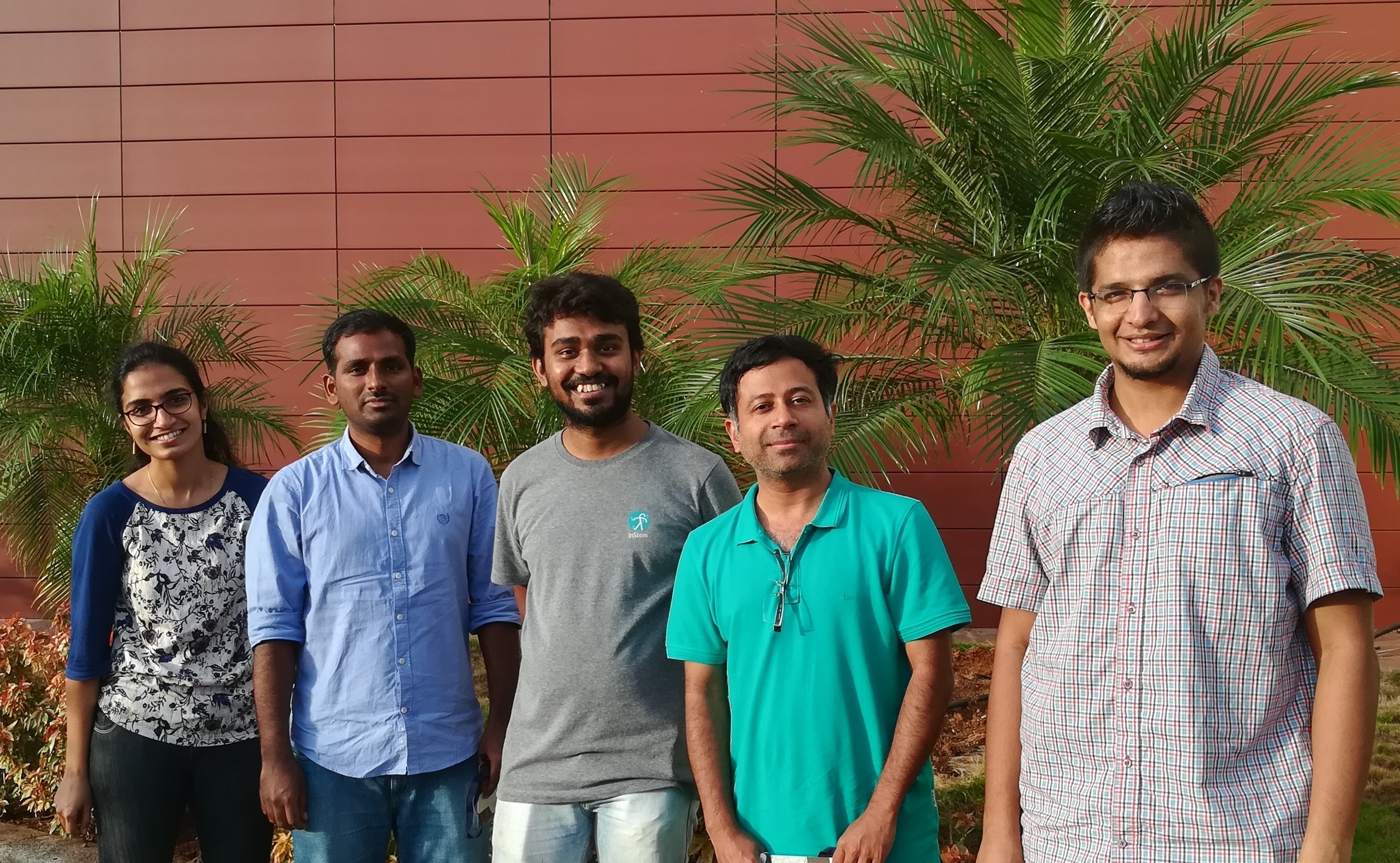 Dr. Ramkumar with members of the research team